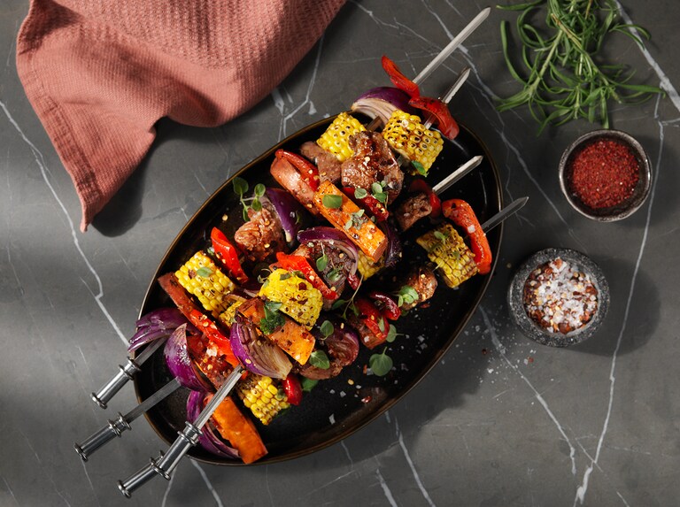 plate of grilled meat 