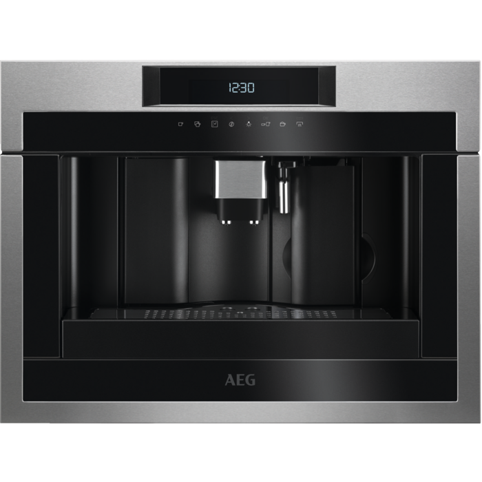 stainless steel built in coffee machine kke884500m aeg