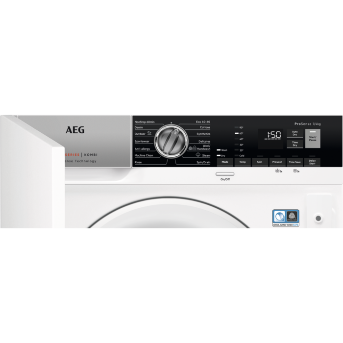 AEG - Integrated Washer Dryer - L7WE7631BI