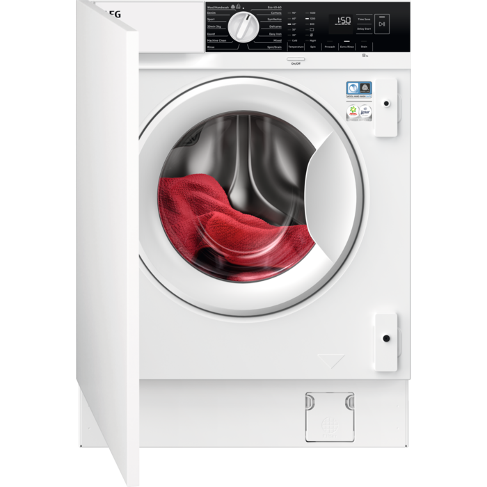 AEG - Integrated Washing Machine - LFX6G7434BI