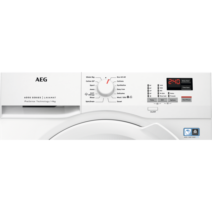 AEG - 9 kg washing machine - L6FBK941B