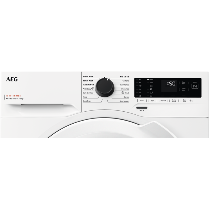 AEG - 9 kg washing machine - LFX50942B