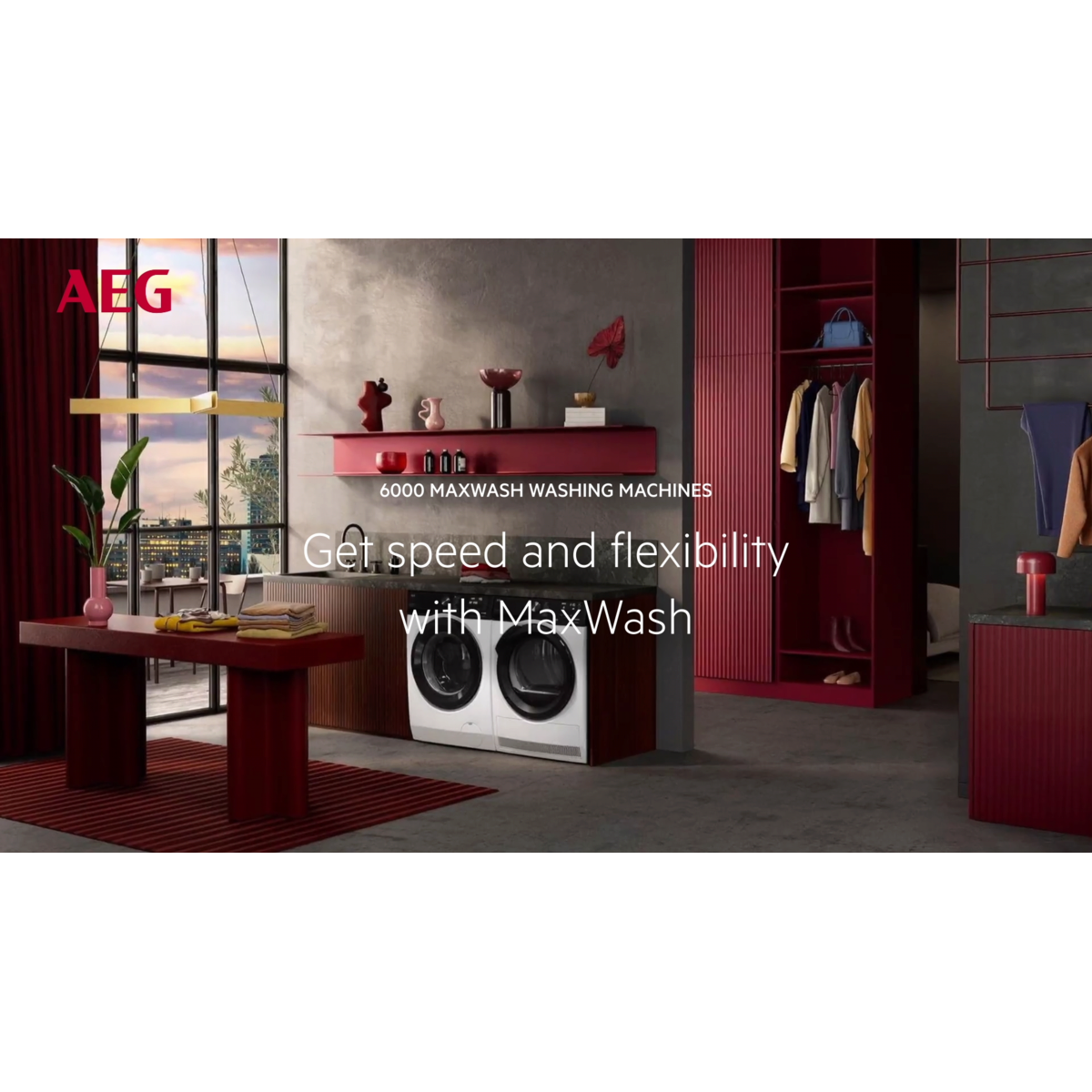 AEG - 8 kg washing machine - LFED61844B