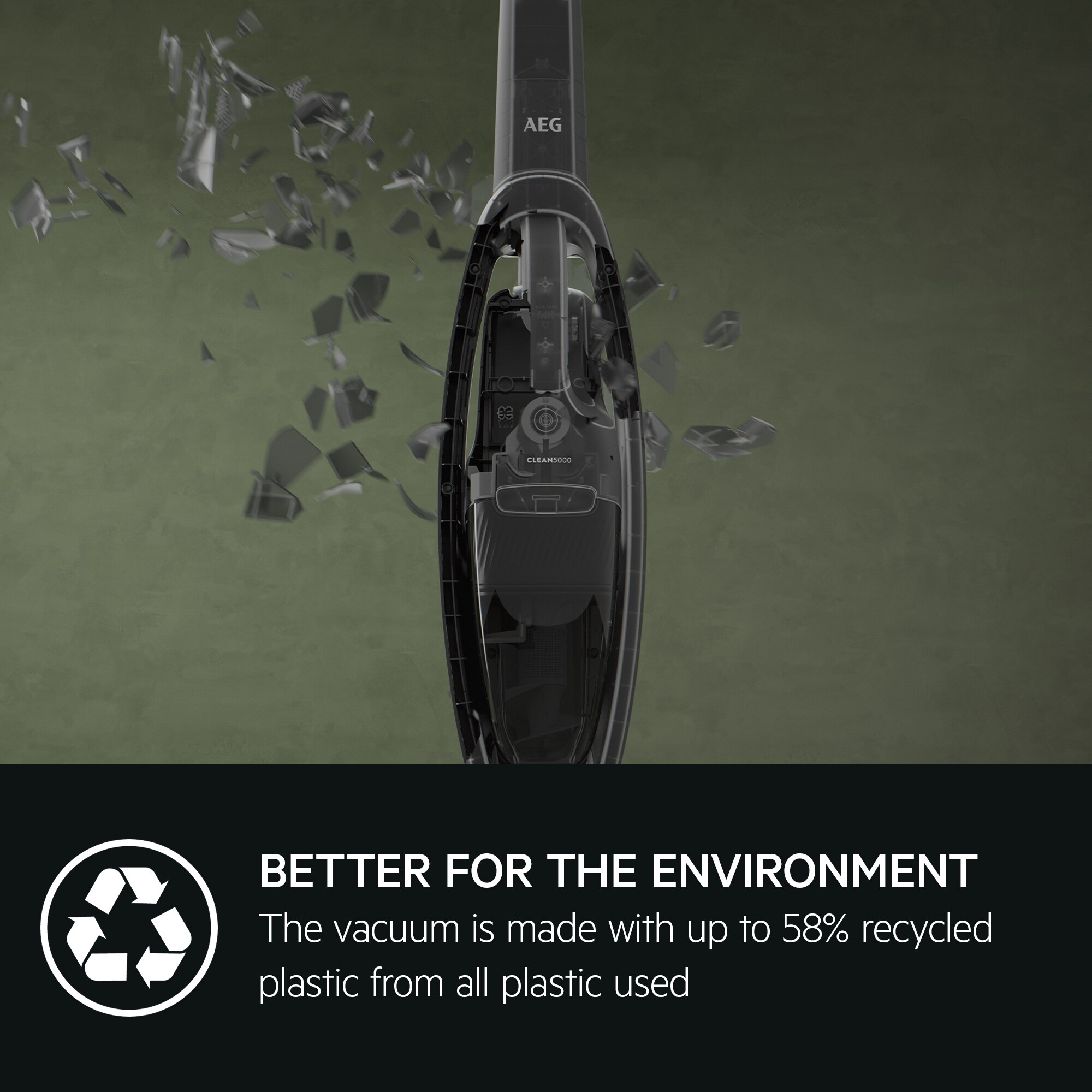 Clean 5000 Cordless Vacuum Cleaner Cordless Sticks AEG