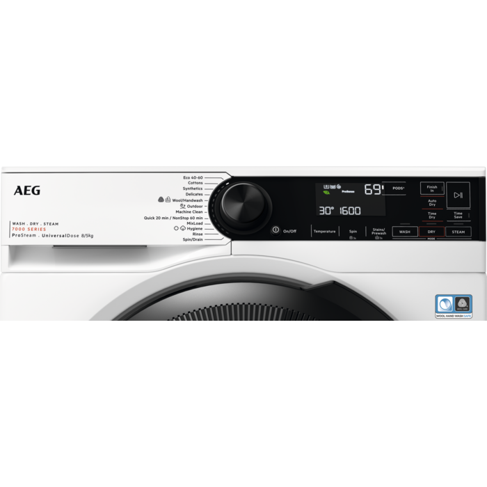 AEG - Freestanding Washer Dryer - LWR7485M4U