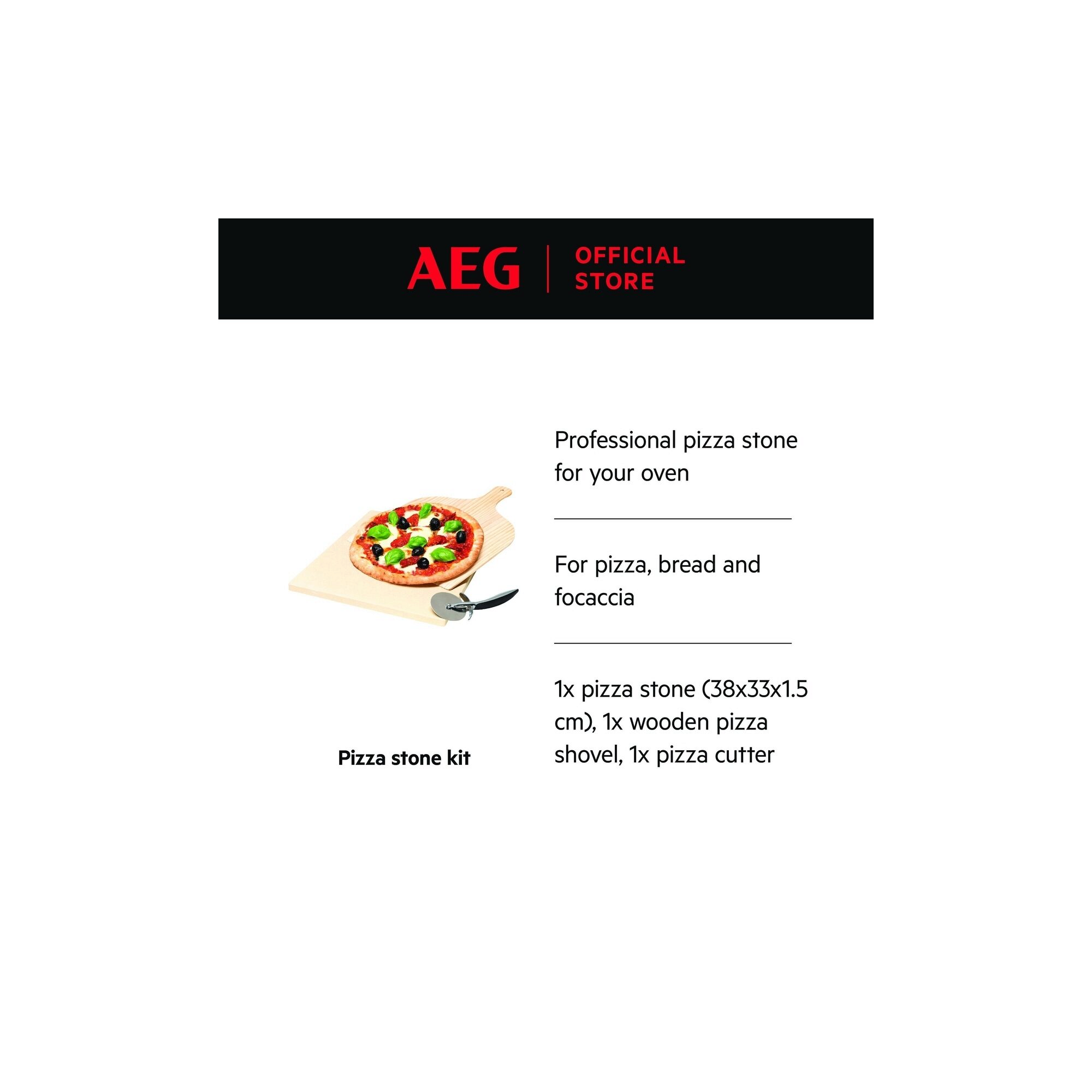 AEG - Pizza stone set - A9OZPS1