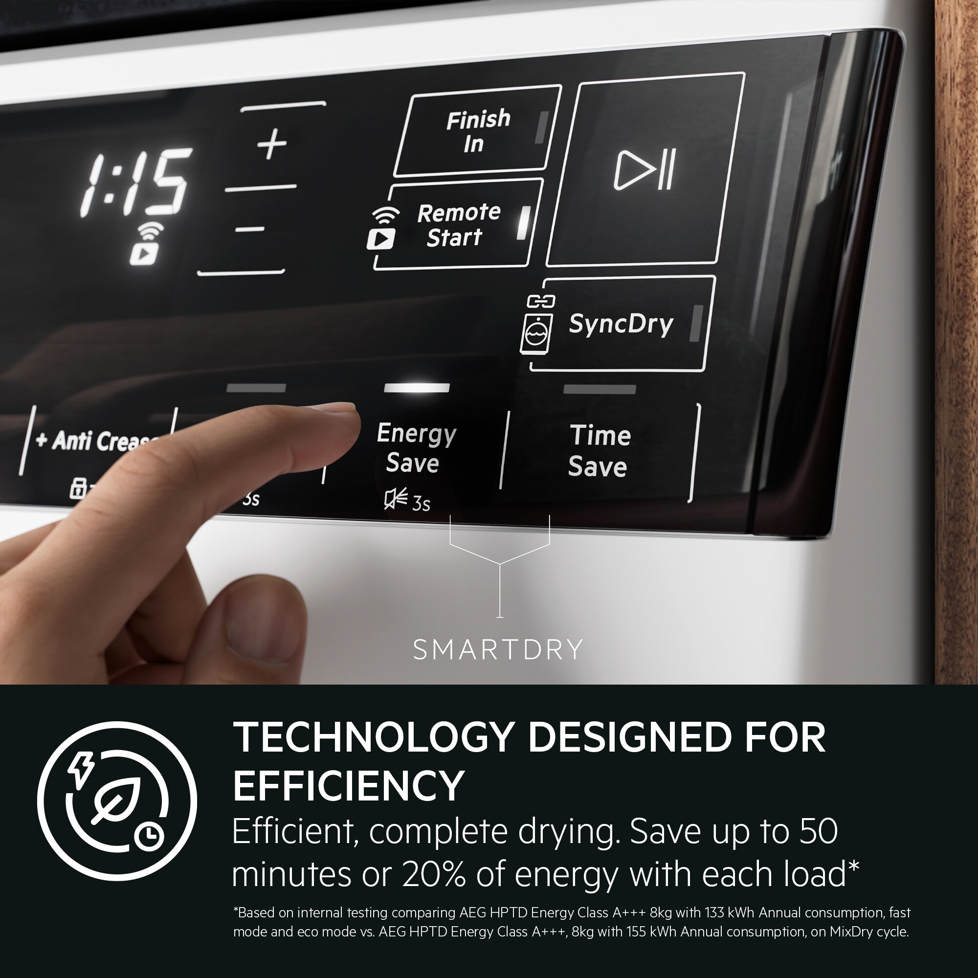 AEG - Heat Pump Dryer - TR948V4BC