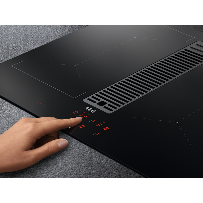 Induction Extractor Hob 72 cm Recirculation Induction hob with