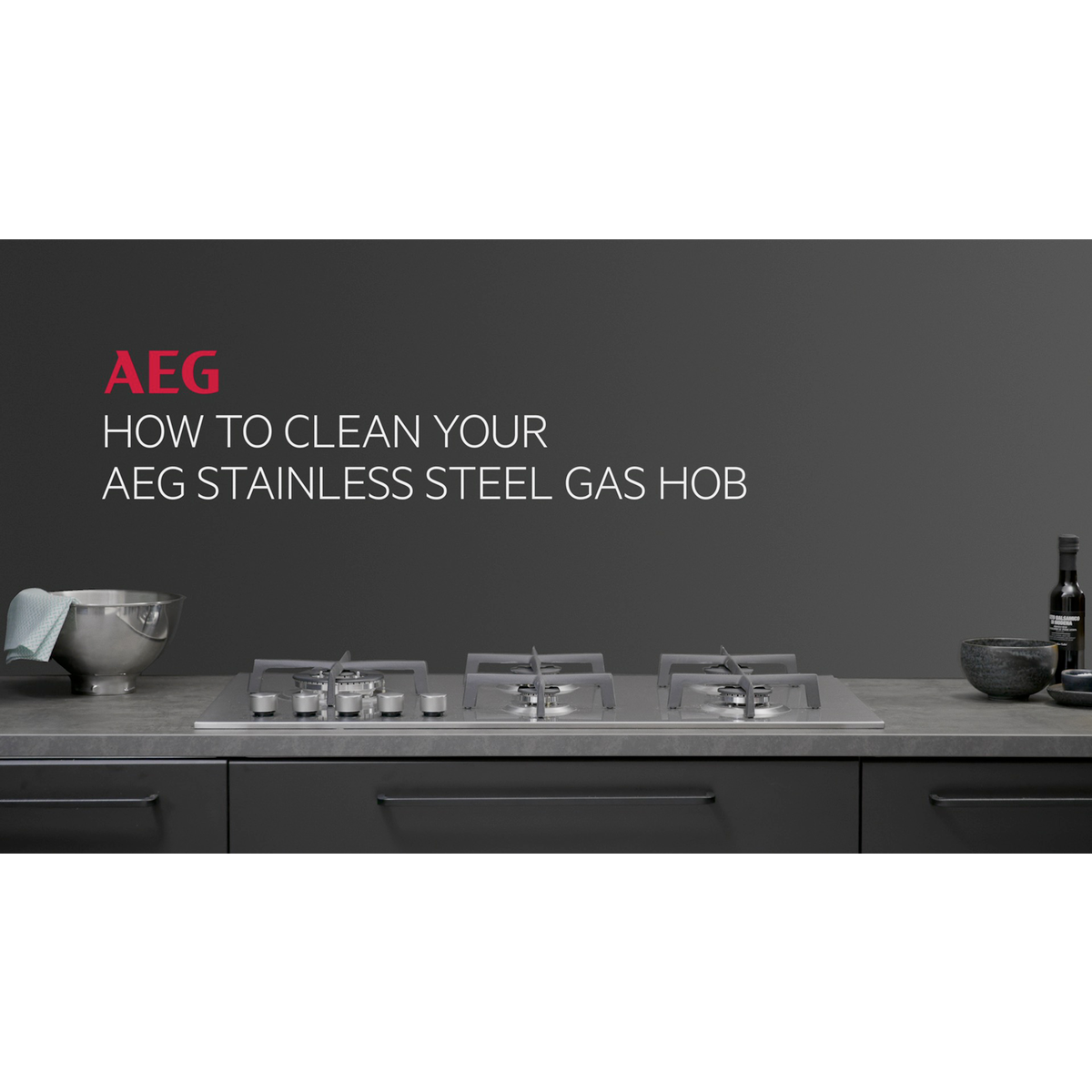 AEG - Gas Hob - HGB64200SM