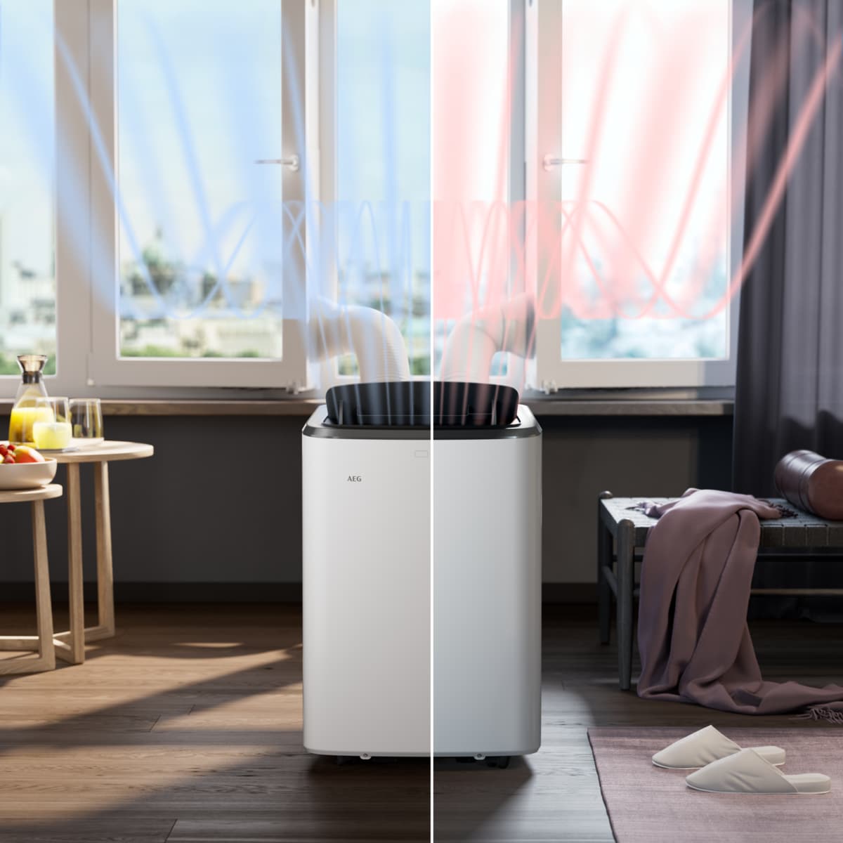 AEG - Portable Air Conditioner - AXP34U339HW