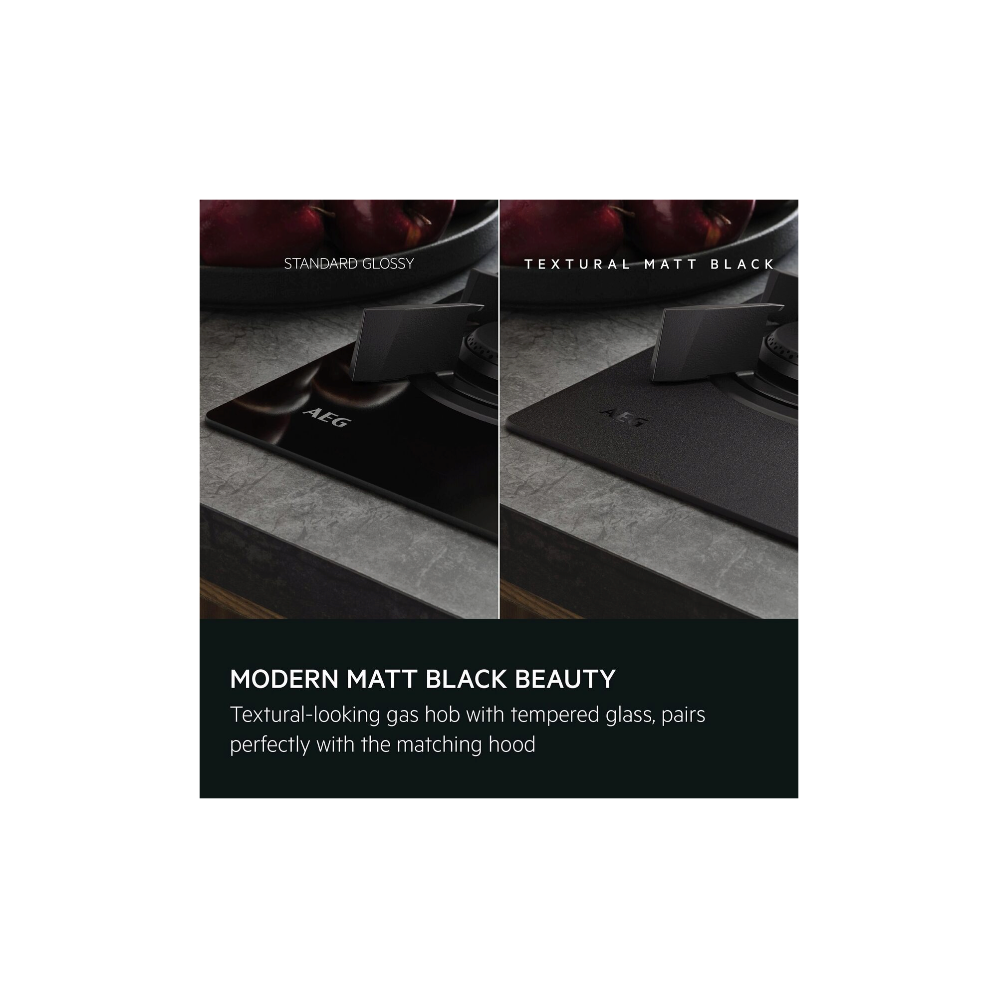 Product in situ. Modern Matt Black Beauty