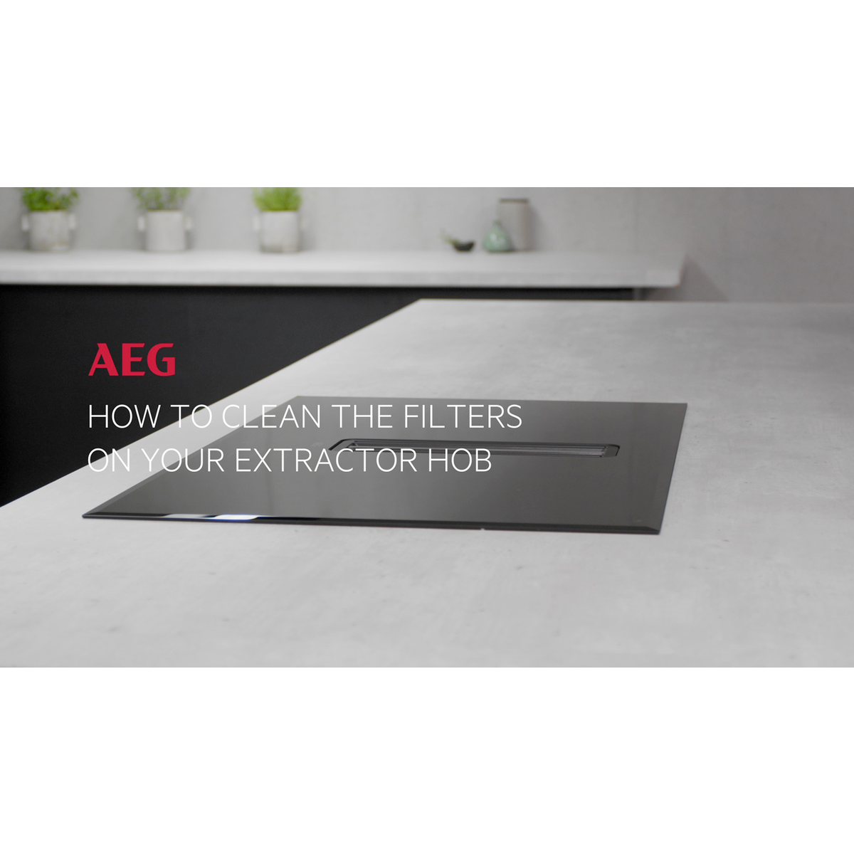 AEG - Extractor Hob - TH84CB03FB