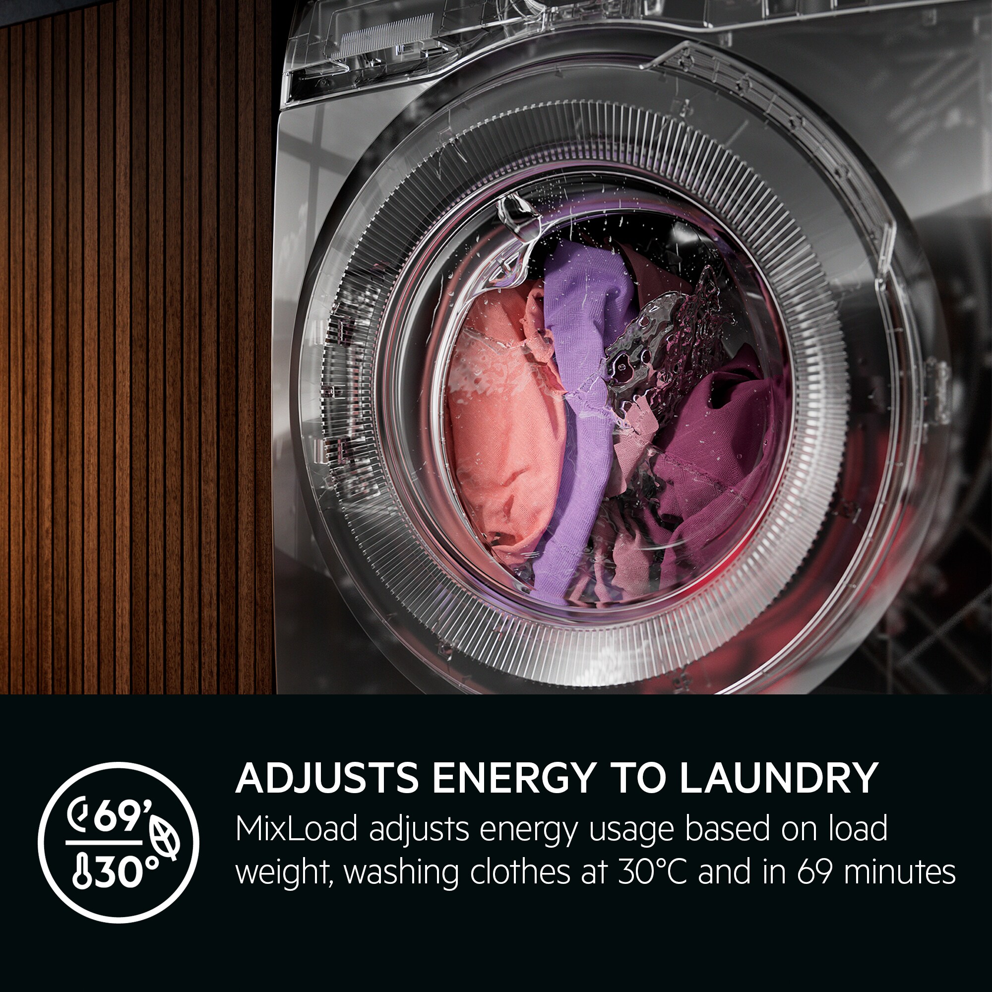 AEG - Freestanding Washer Dryer - LWR7596O5U