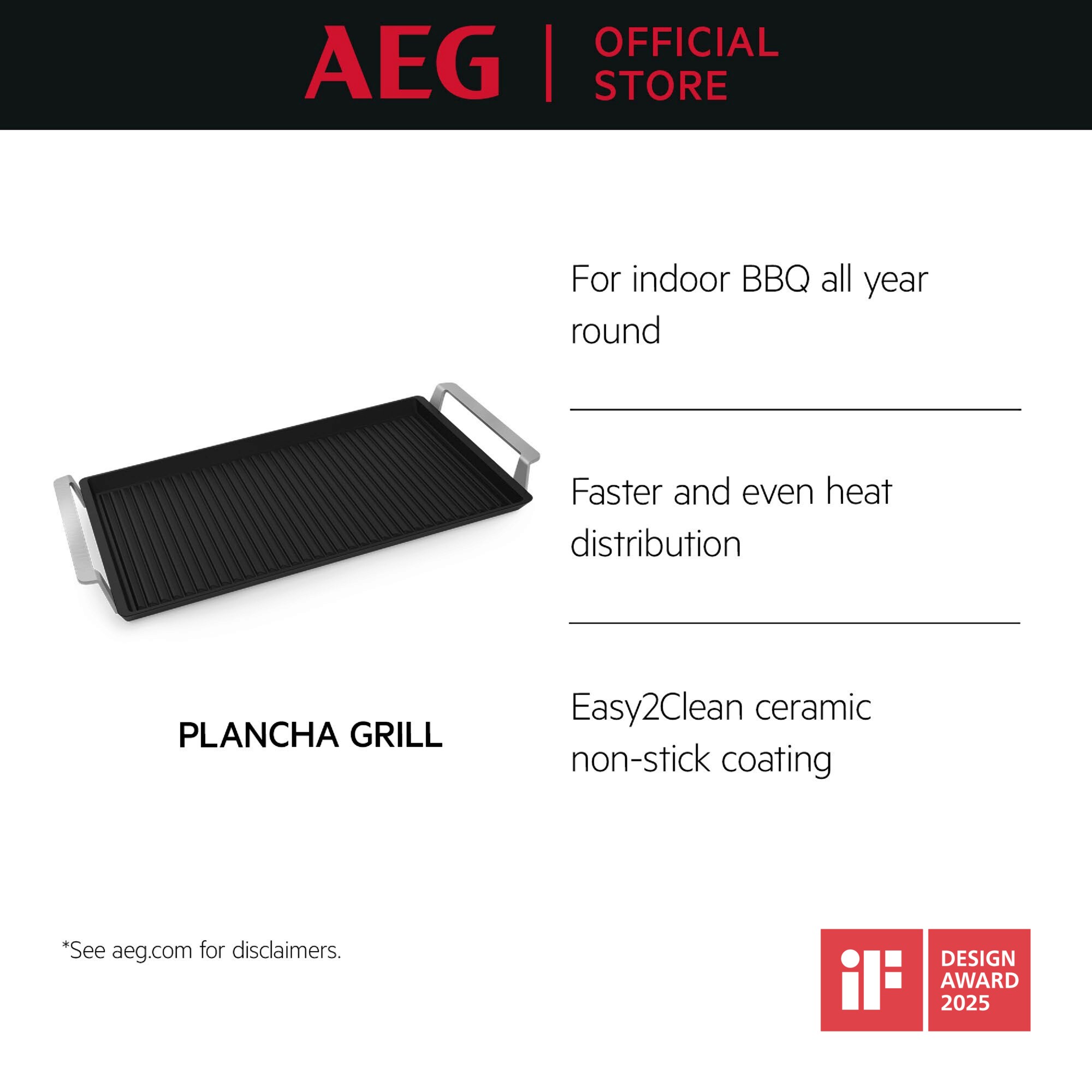 AEG - Plancha grill - A9HHPG11