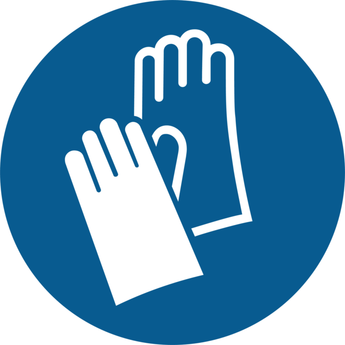 Wear protective gloves