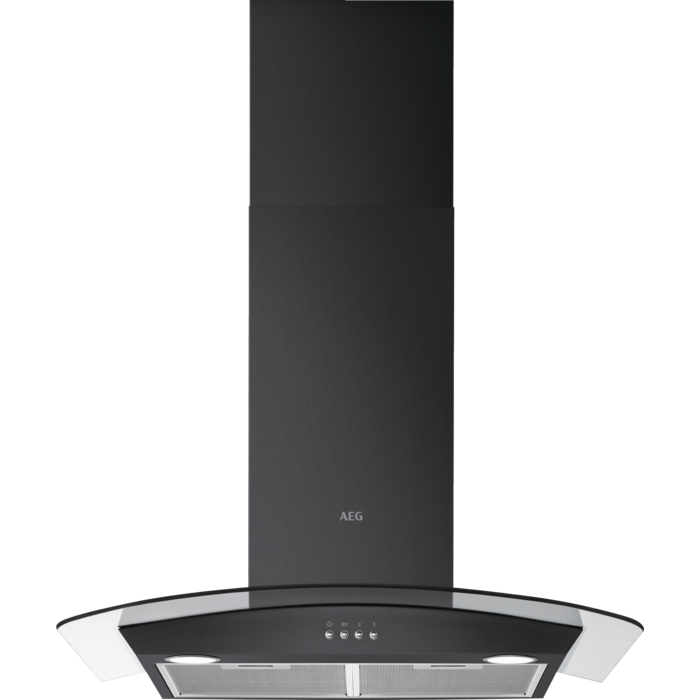 AEG - Black cooker hood - DTX3840B
