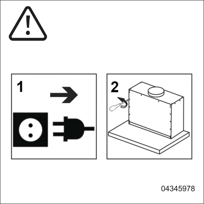 unplug the appliance before maintenance