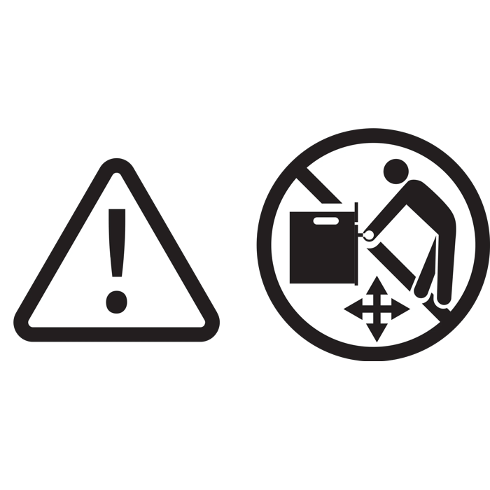 CAUTION: Never pull the appliance by the oven handle.