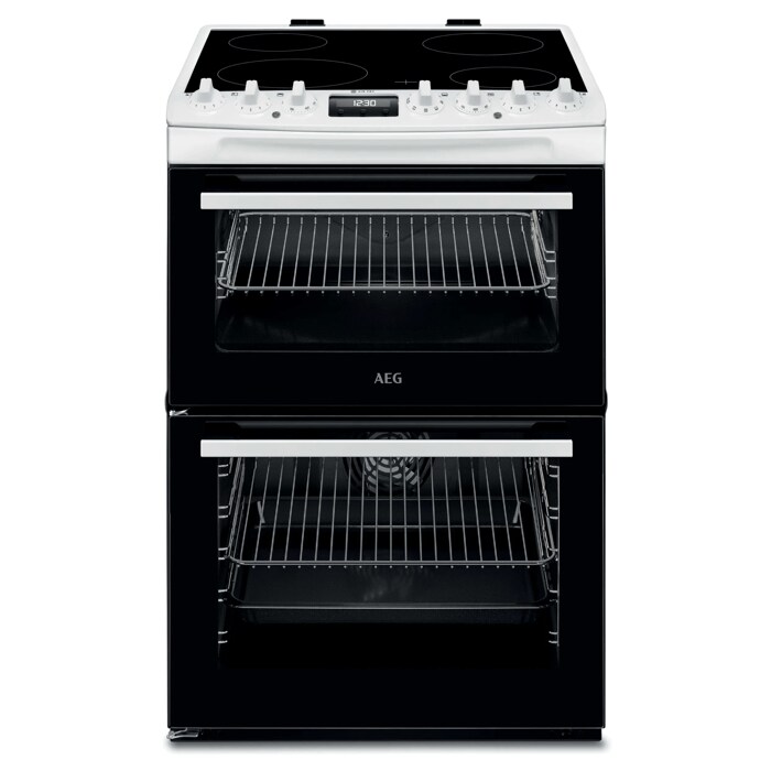 AEG 6000 SteamBake Cooker with Ceramic Hob CCX6740ACW