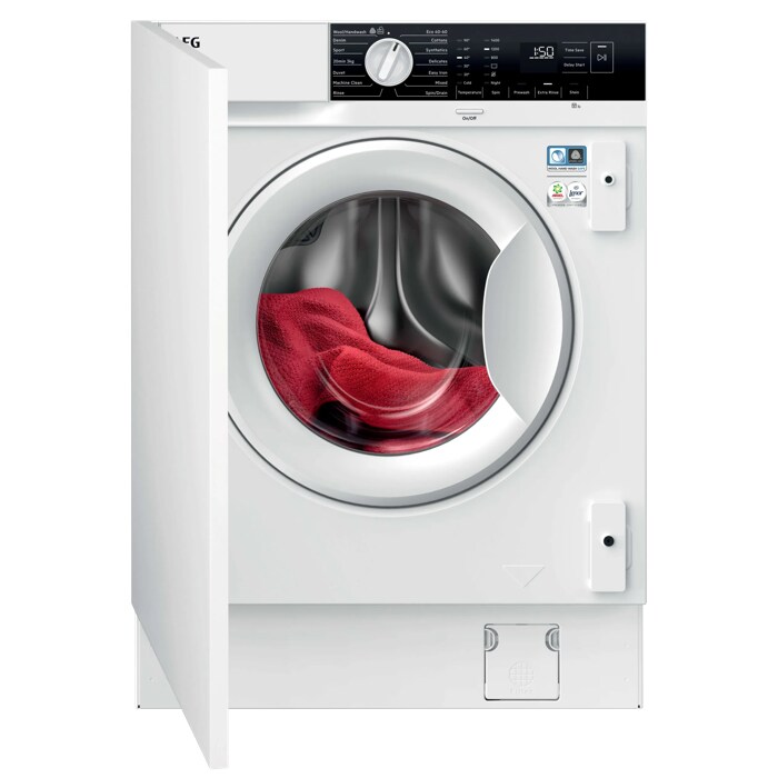 AEG Washing Machine 6000 Series 8 kg, Energy Class B, LFX6G8434BI, White | Class B, 8 kg load, 1400 rpm spin, AutoSense, EasyIron, Inverter motor, Stainless Steel - Image 5
