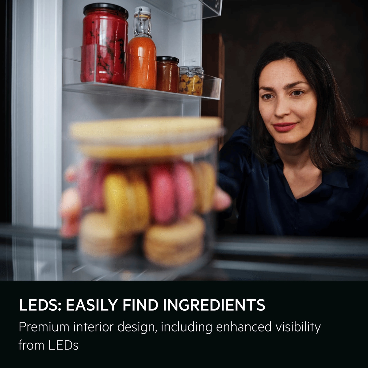 LEDs for enhanced interior visibility