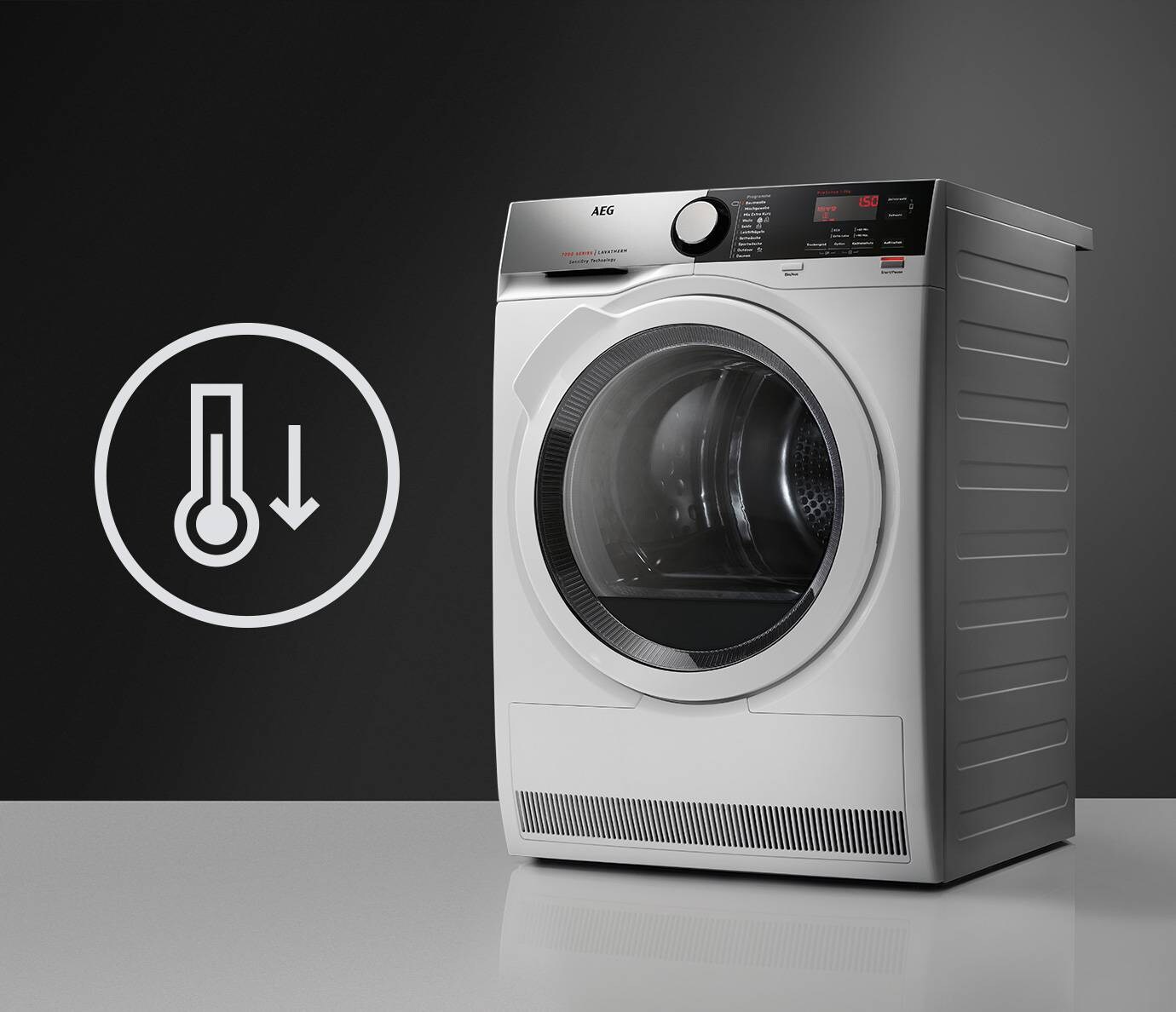 7000 Series Heat pump Tumble Dryer 8.0 kg T7DEE835R AEG