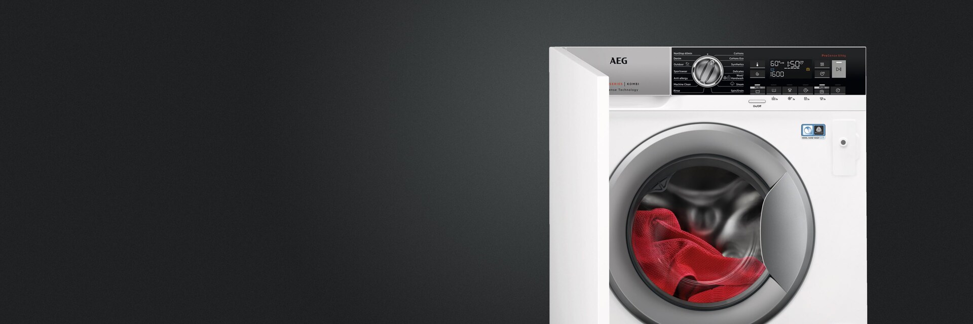 AEG integrated washer dryers