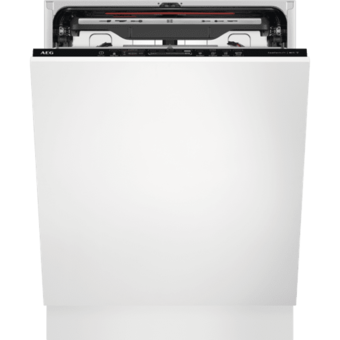 Front view of dishwasher