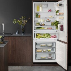 Aeg integrated top fridge freezer