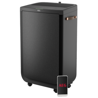 Front view of air purifier