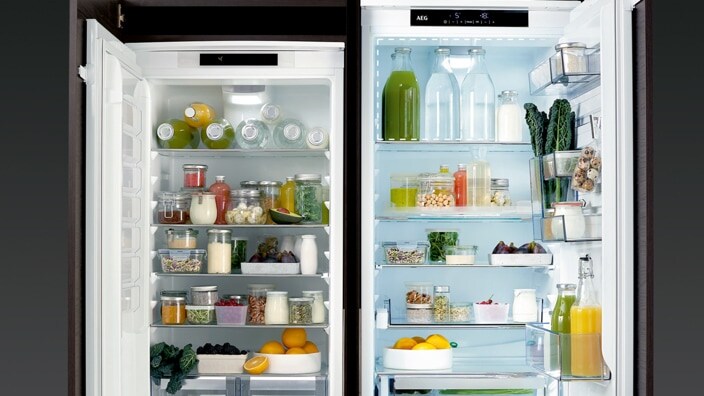 Tall fridge freezer