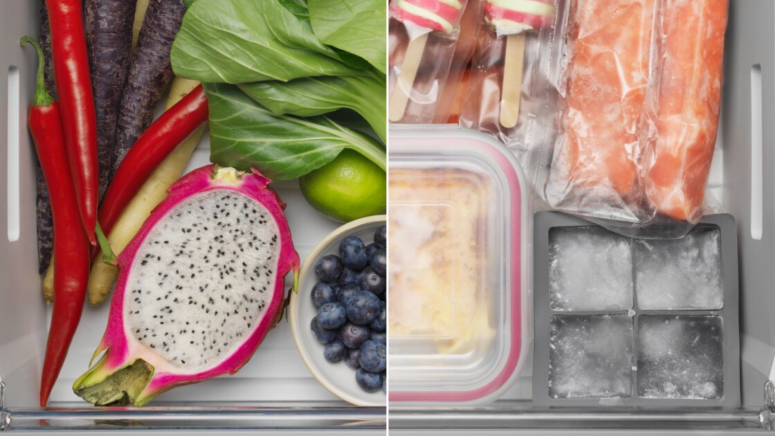 Freezed and chilled food