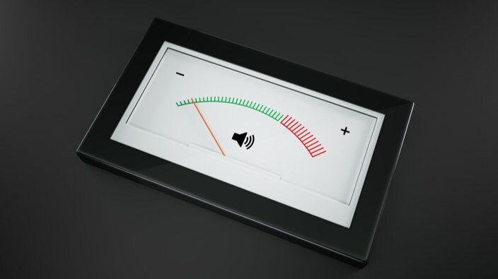 Silencetech noise level display