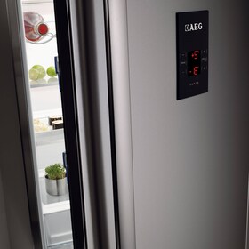 The ProFresh fridge freezer being opened