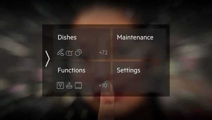 Displaying the CookSmart function.