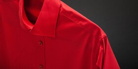 A crisp red shirt