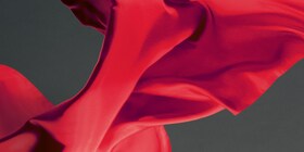 Red silk on a charcoal background