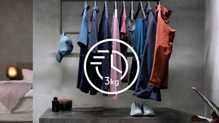 20min 3kg icon and hanging clothes