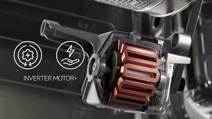 Inverter Motor+ icon and text