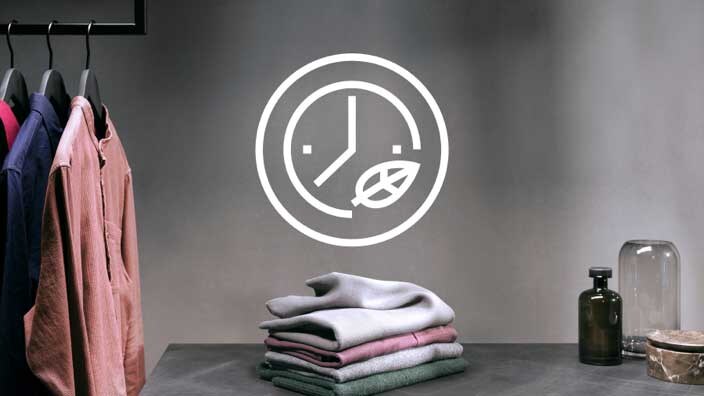 Timesaveplus icon and laundry on counter