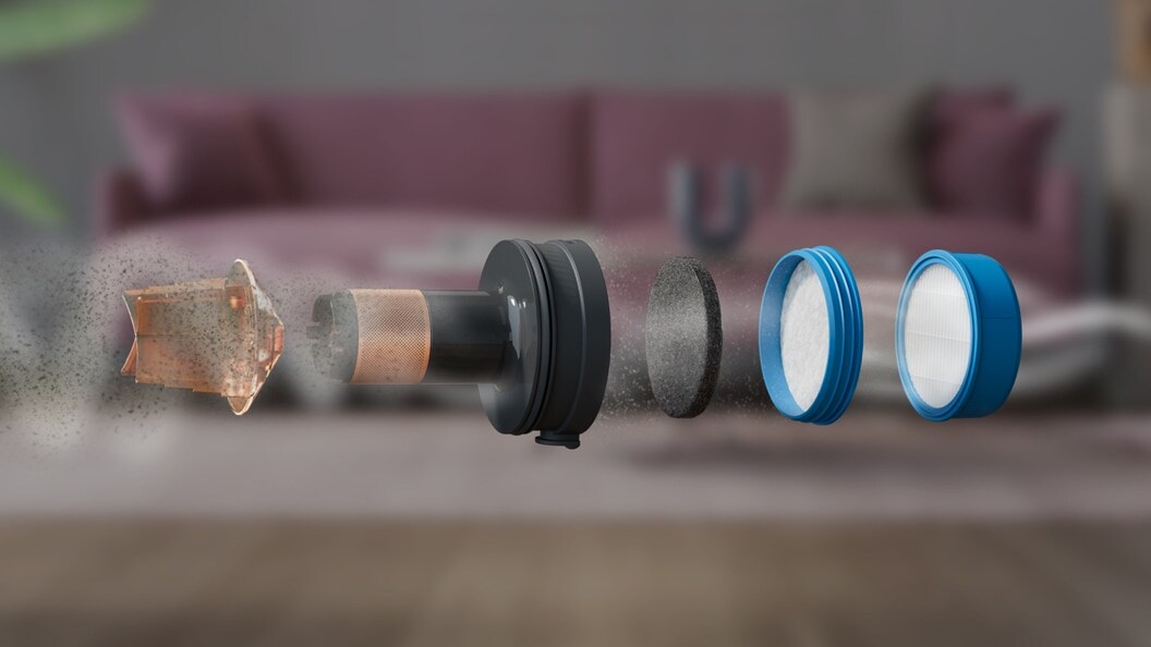 5 layer filtration technology closeup