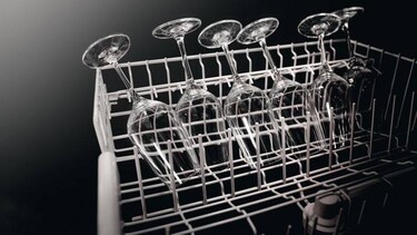 Clean glasses in AEG washing machines