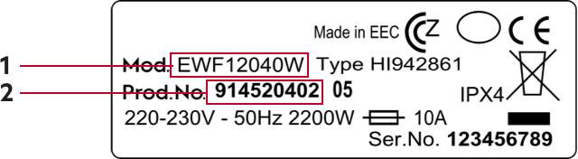 How do I find my model number / PNC?