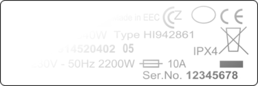 How to take a photo of your rating plate