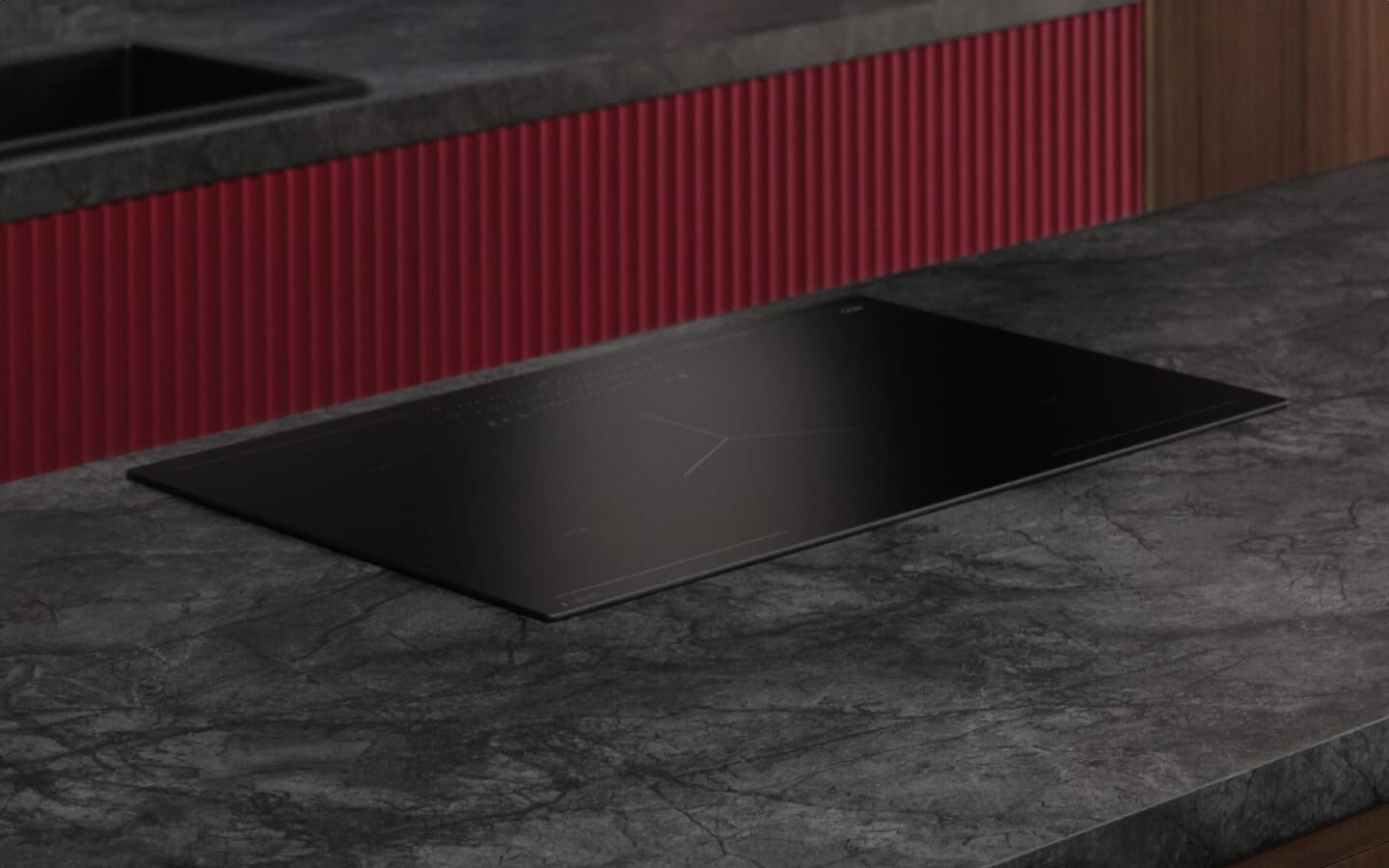 A SaphirMatt induction hob from AEG.