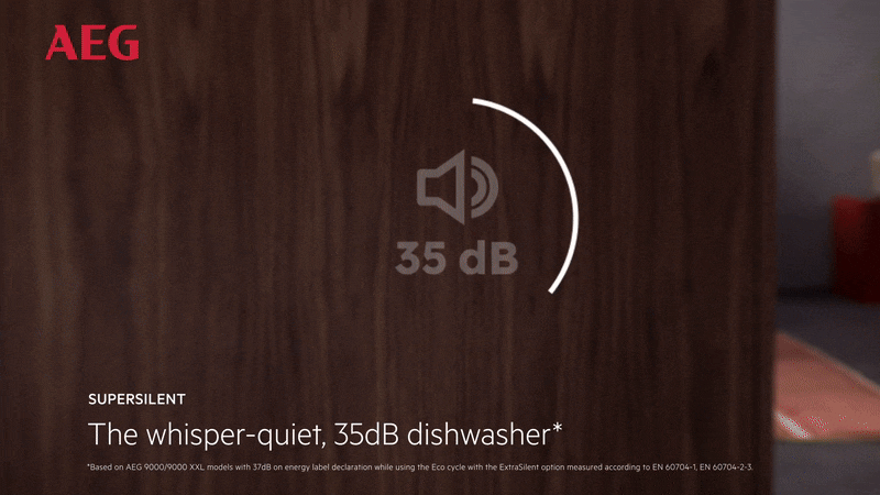 Whisper-quiet, 35 dB with SuperSilent