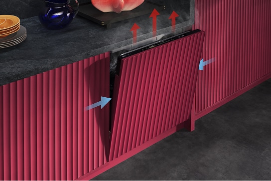 Fully integrated dishwashers