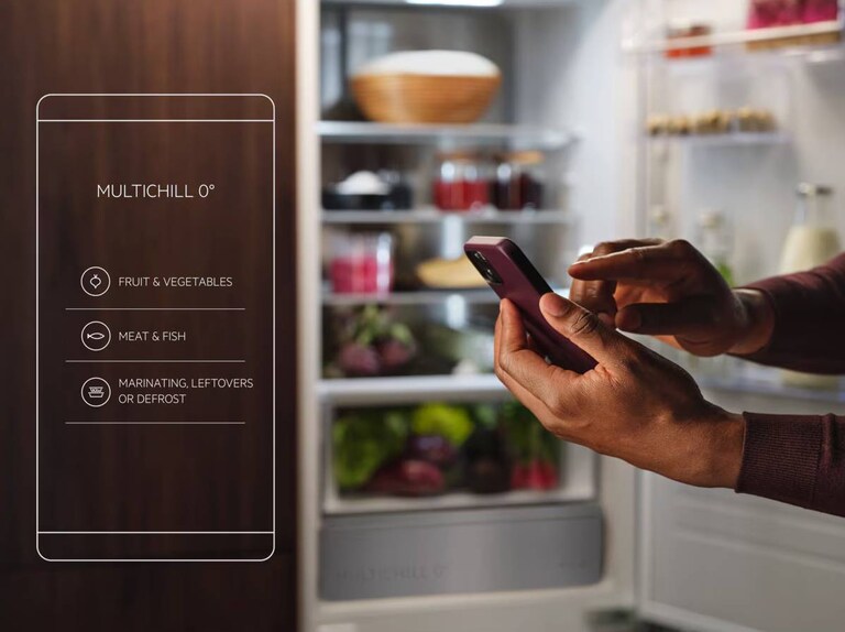 Connected fridge freezers