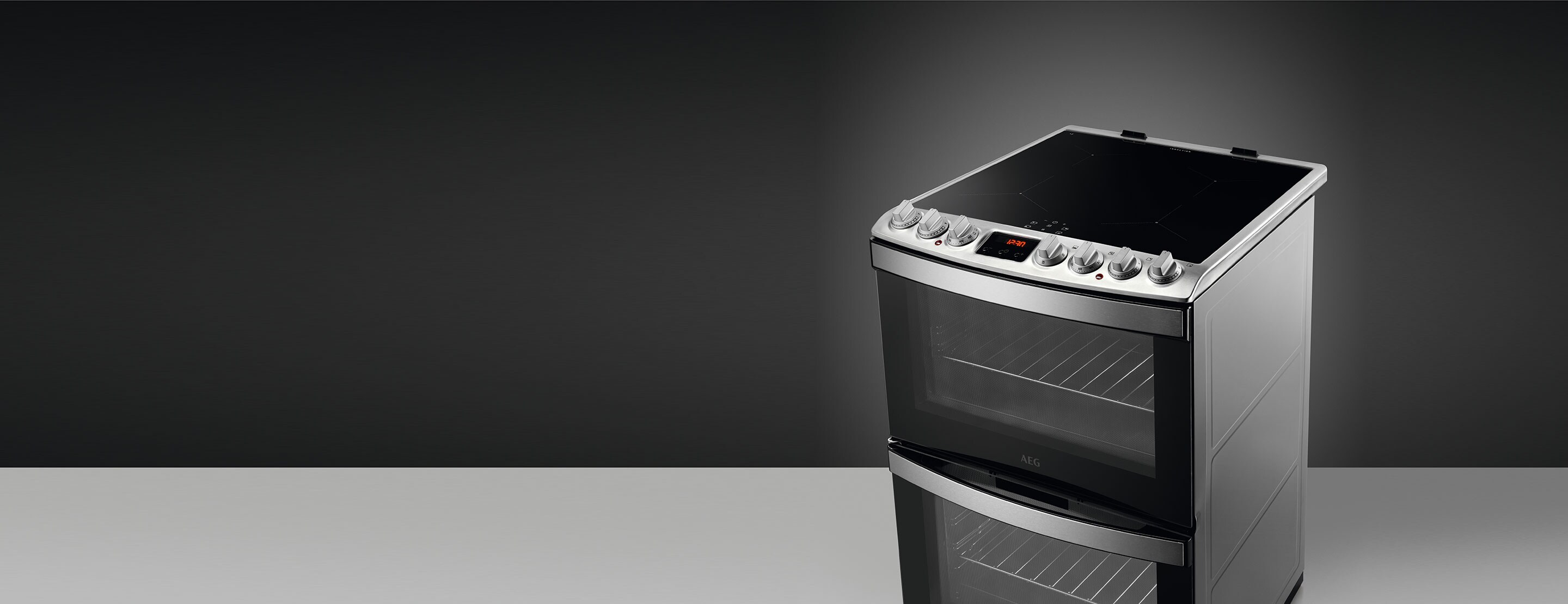 Double oven induction range cooker & hob