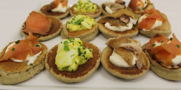 Cookery School at Little Portland Street- Blini